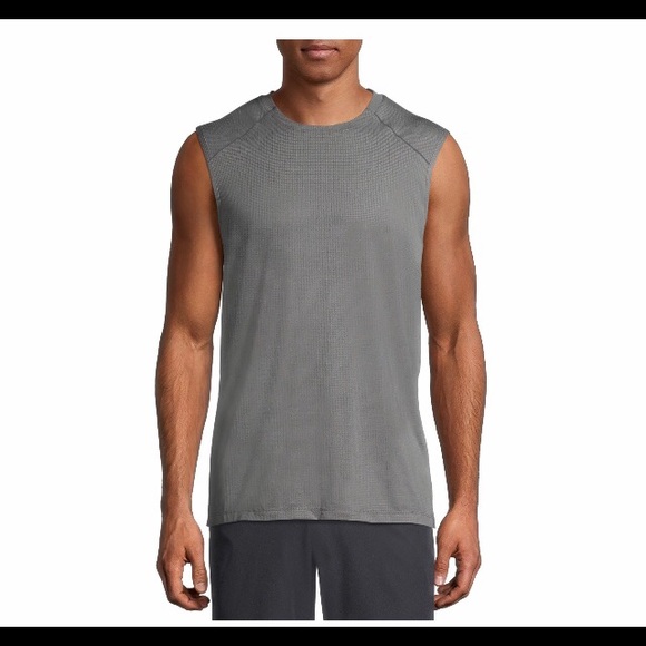 Big Men's Active Sleeveless Muscle T-Shirt - Picture 4 of 5
